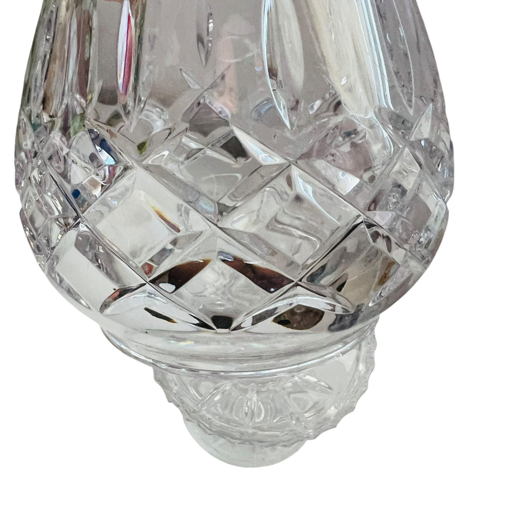 Gorham Crystal King Edward Hurricane Fairy Lamp Candle Holder