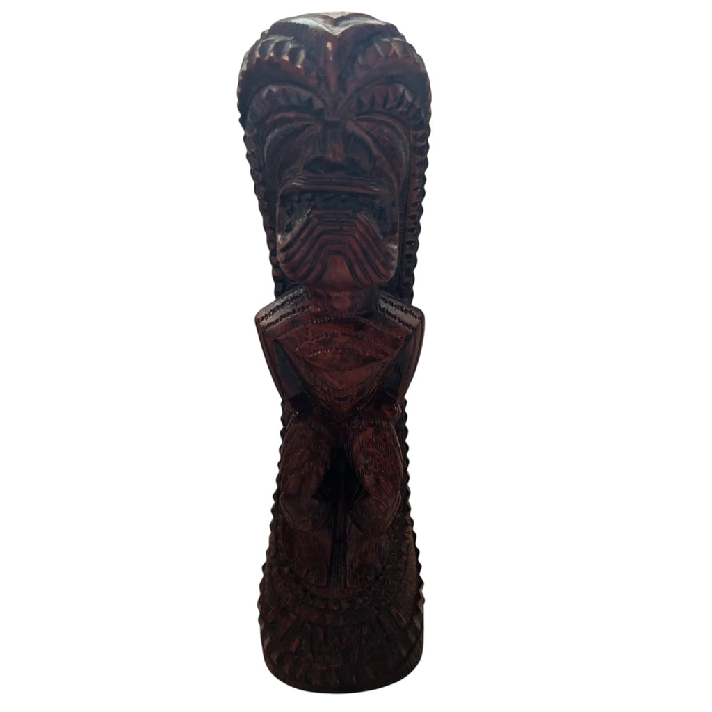 Vintage Coco Joe's Kane Tiki God of Health Happiness Hawaii Hapa Wood Figurine