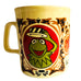 Vintage Kiln Craft Muppet Show Kermit The Frog 1978 England Coffee Mug