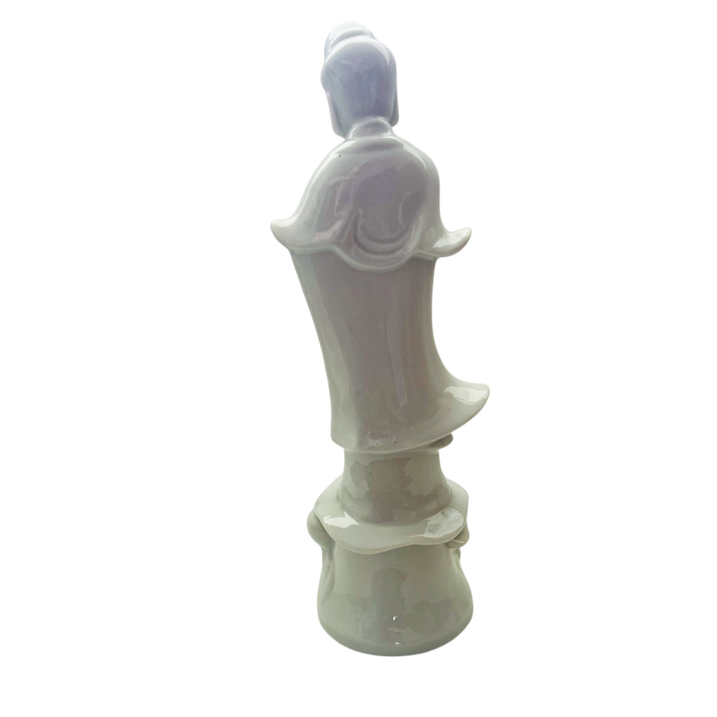 Napco Buddhist Goddess of Compassion Kuan Yin Porcelain Figirine Japan