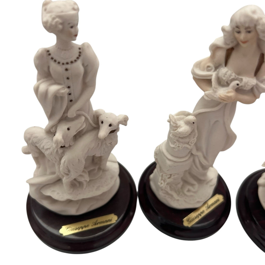 Vintage Giuseppe Armani Florence Italy Figurine Statue Lot of 3