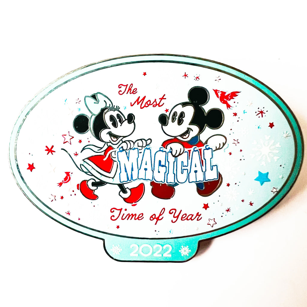 Disney The Most Magical Time of Year 2022 Mickey & Minnie Holiday Pin