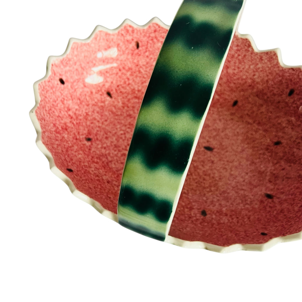 Shafford Original frm Japan Ceramic Watermelon Bowl Basket