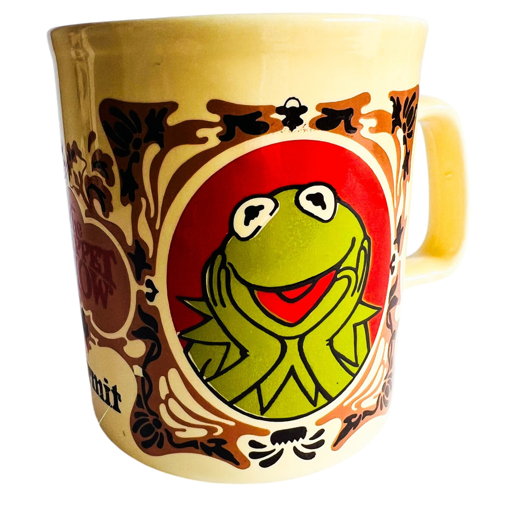 Vintage Kiln Craft Muppet Show Kermit The Frog 1978 England Coffee Mug