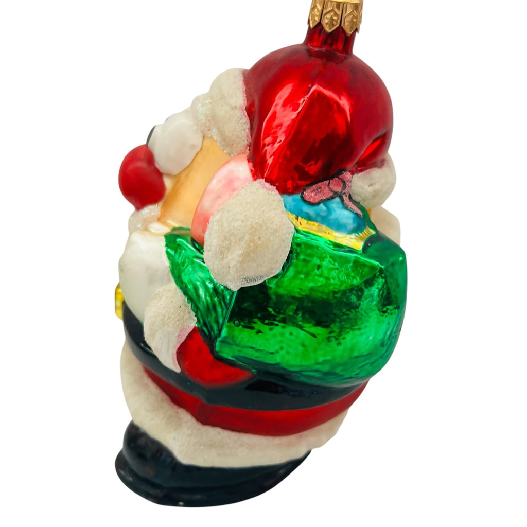 Vintage Christopher Radko Christmas Mr Potato Head Santa Ornament