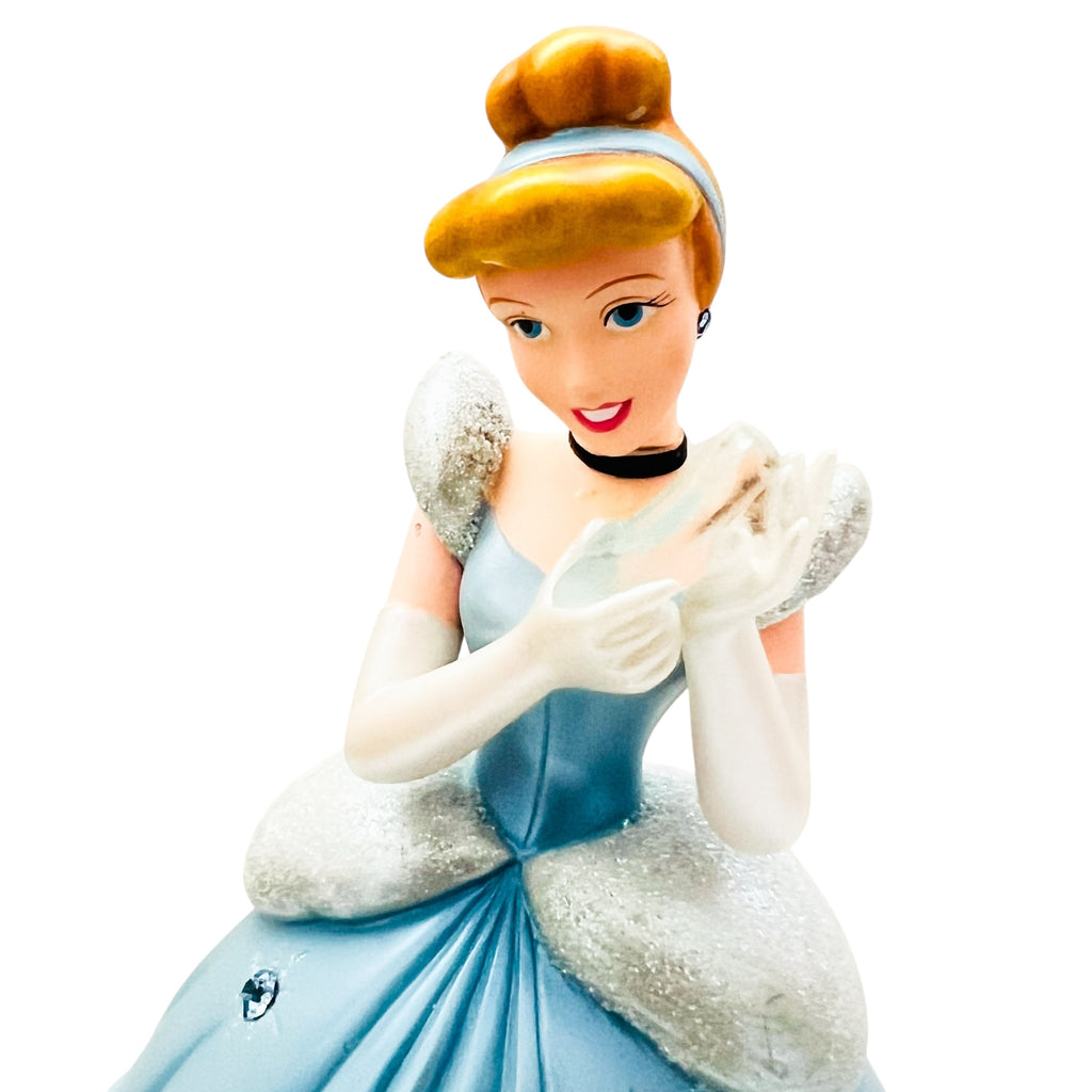 Disney Parks Princess Cinderella Rhinestone Trinket Box Figurine