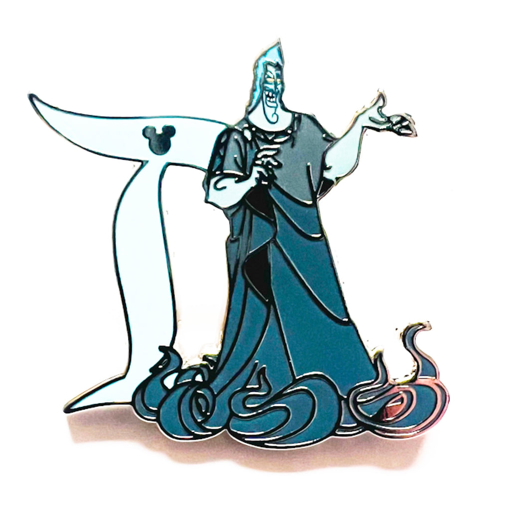 Disney DLR Hades D Hidden Mickey Disneyland 2024 Pin