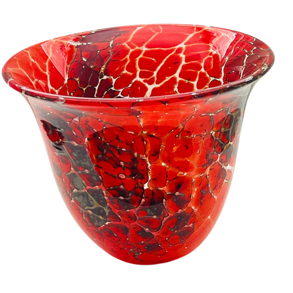 Vintage Studio Art Glass Signed Quazar Vase