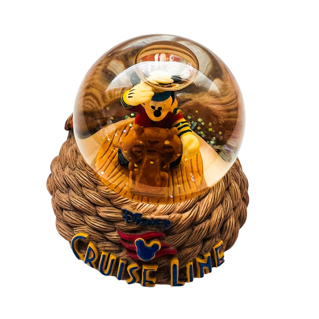 Disney Cruise Line Nautical Mickey Snow Globe