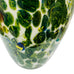 Vintage Murano Art Glass Green Blue and White Vase