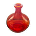 Vintage Art Glass Tangerine Ted Vibrant Red Glass Vase