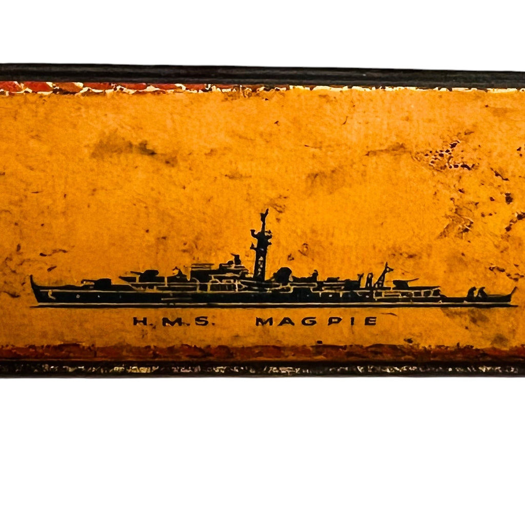 Vintage Prince Philip and Royal Navy Ships Design Edward Sharp& Sons Biscuit Tin