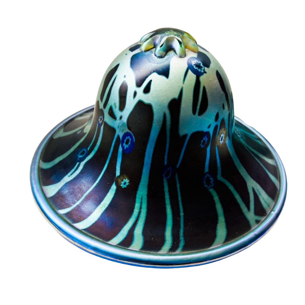 Vintage Carl Radke Phoenix Studios Signed Art Glass Table Lamp