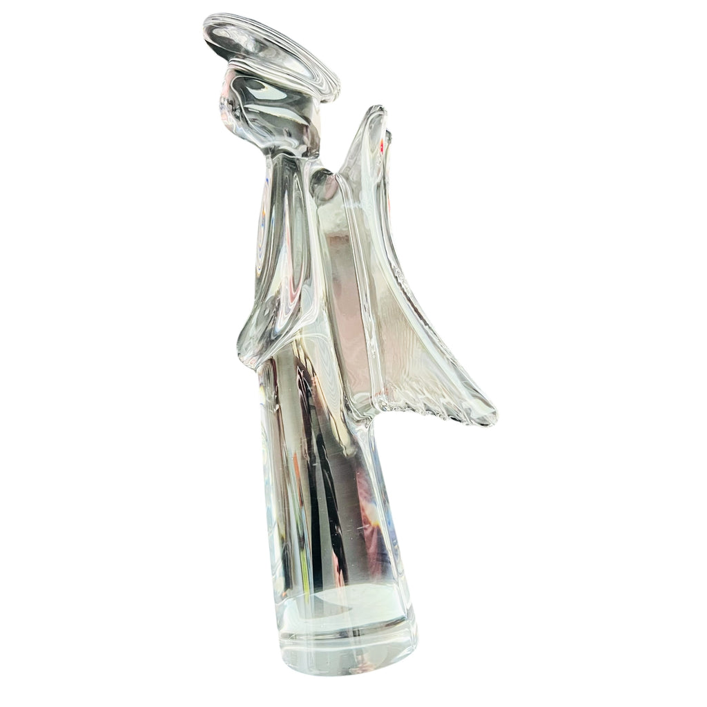 The Toscany Collection Nativity Angel 24% Lead Crystal Solid Clear Glass