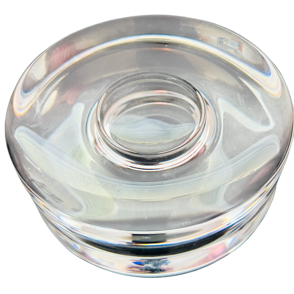 Orrefors Tea Light Art Glads Candle Holder