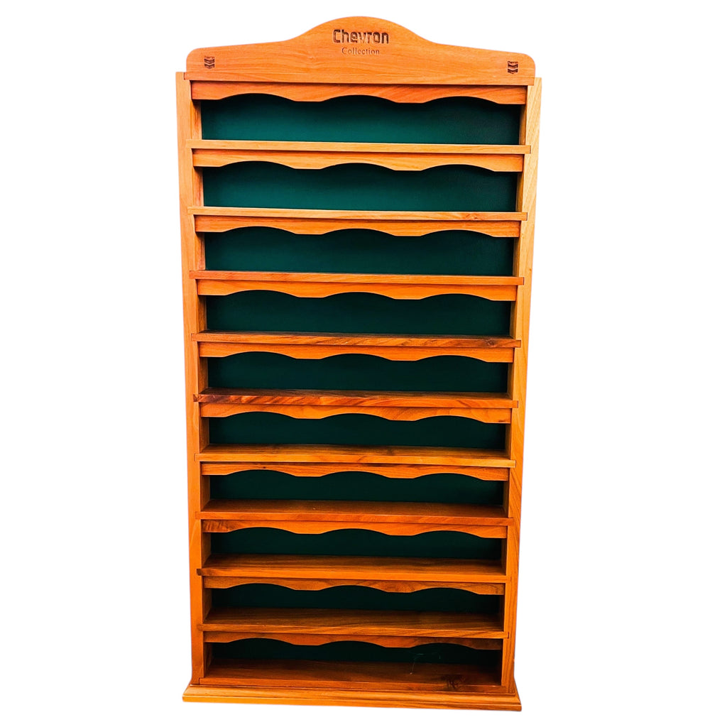 Vintage Chevron Wood Car Display Rack Wall Display Shelf