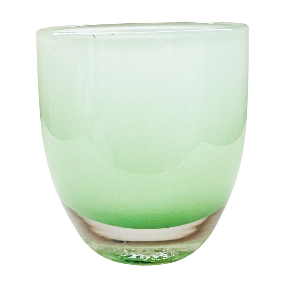 Glassybaby Thank You Seafoam Votive Candle Holder