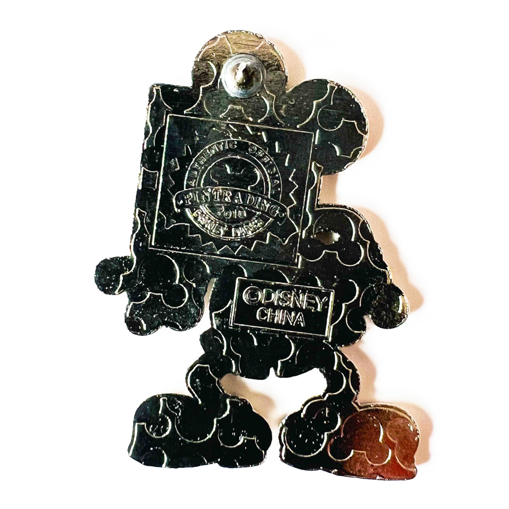 Disney Mickey Mouse Oh Shucks Yellow Block Character Pin