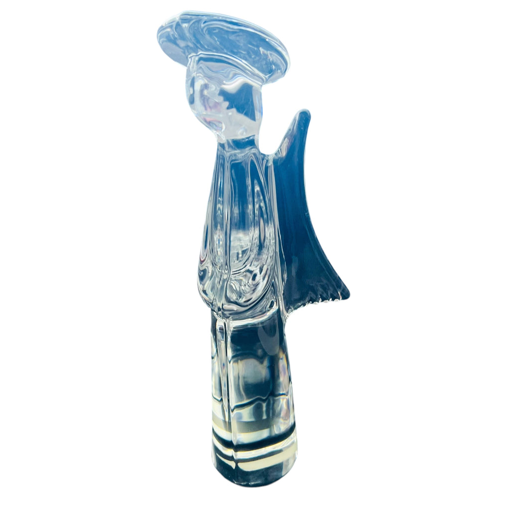 The Toscany Collection Nativity Angel 24% Lead Crystal Solid Clear Glass