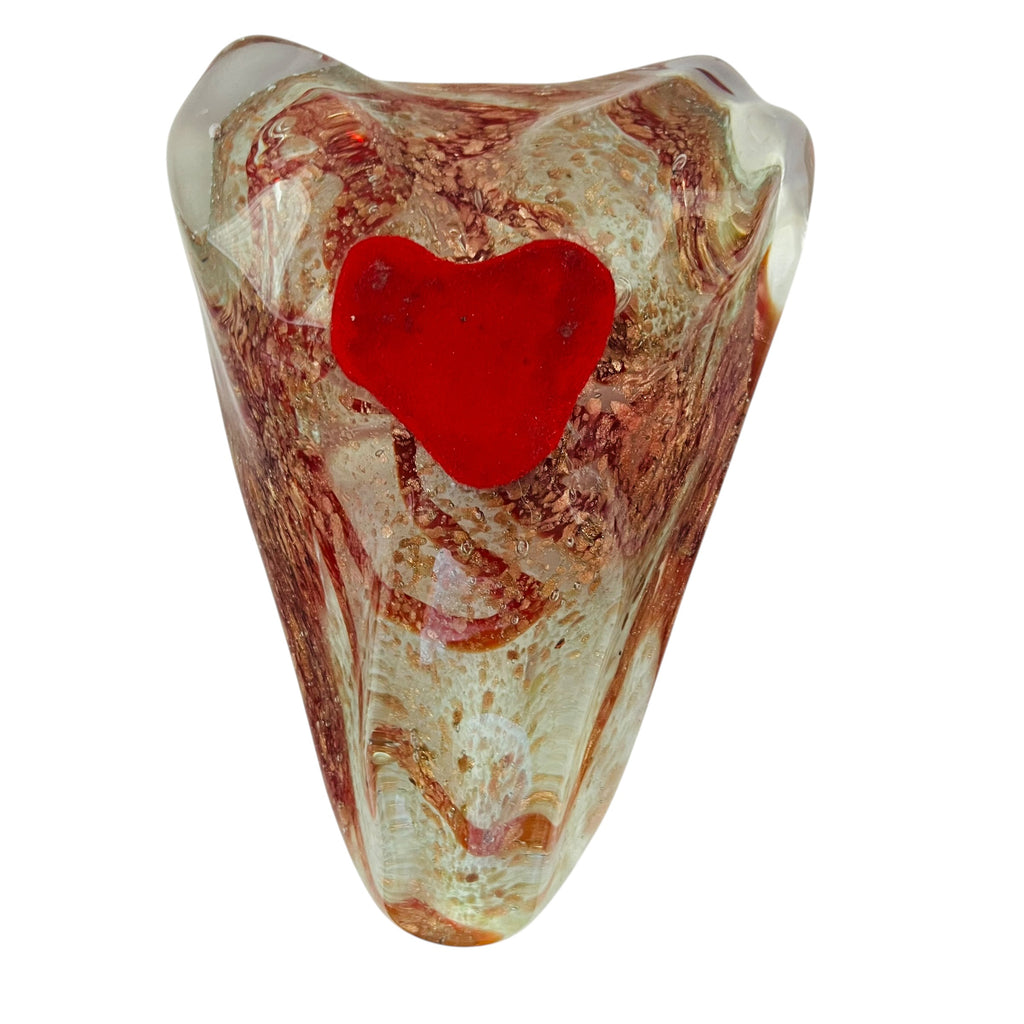 Vintage Vetreria Fratelli Toso Murano Aventurine Art Glass