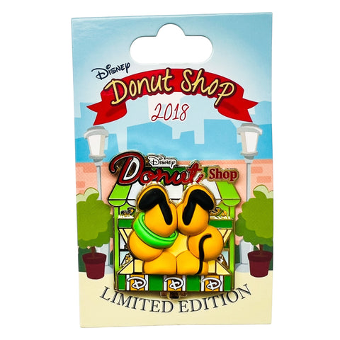 Disney Donut Shop Pluto Hinged 2018 Limited Edition 3000 Pin