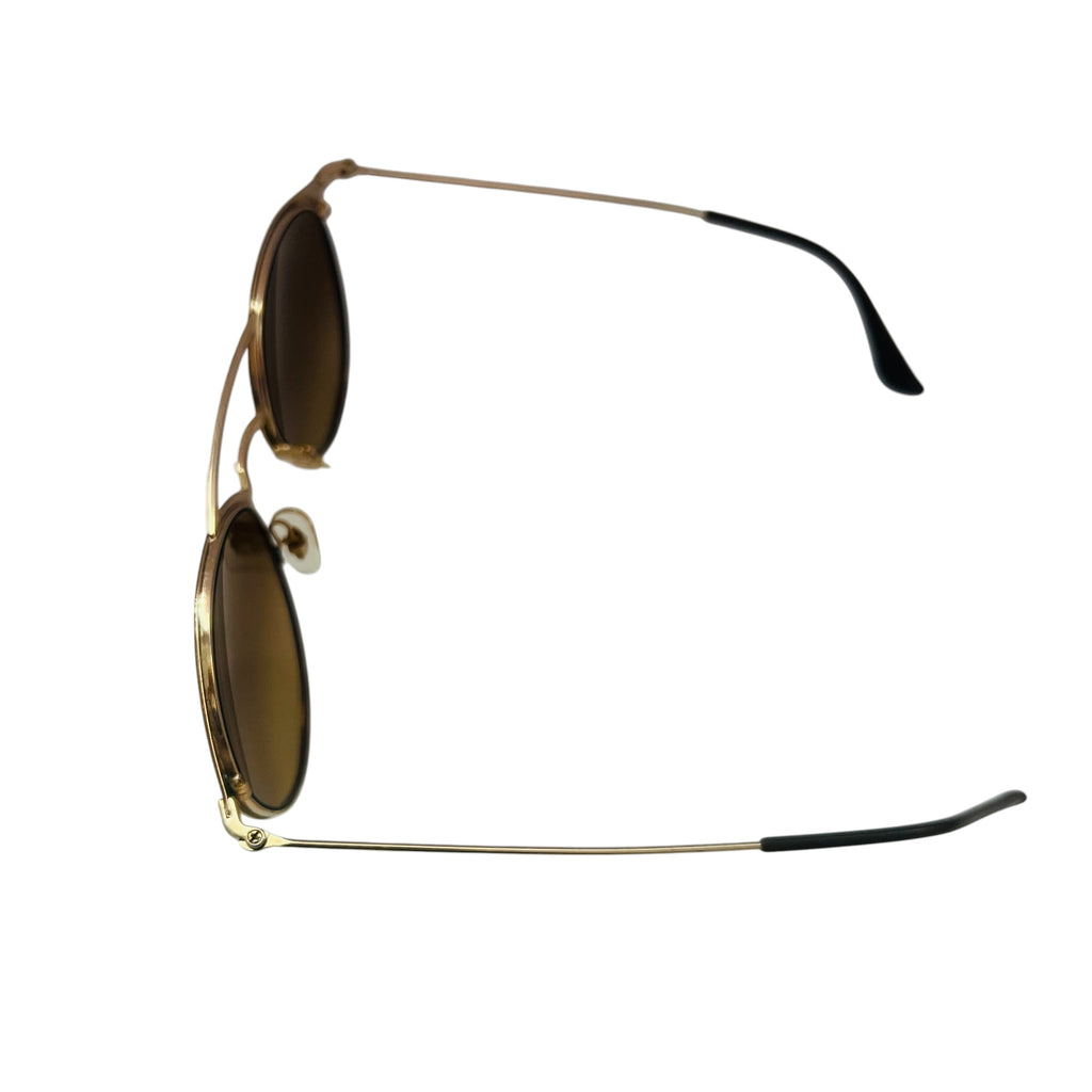 Ray-Ban Round Brown Gradient Sunglasses