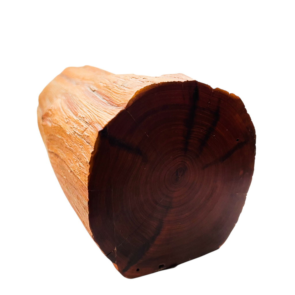 Vintage 1987 Jeff Trag Red Cedar Secret Compartment Signed Jewelry Box