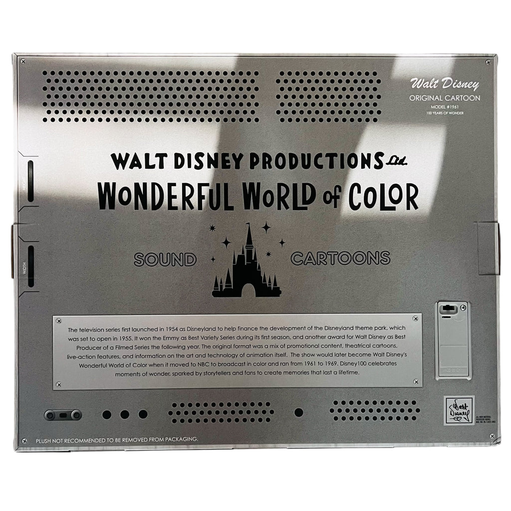 Disney 100 Years of Wonder Disney Presents Wonderful World of Color Tinkerbell Plush