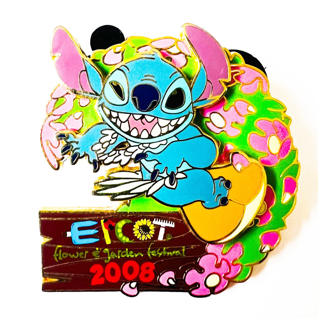Disney Flower & Garden Festival Stitch Limited Edition 5000 Pin