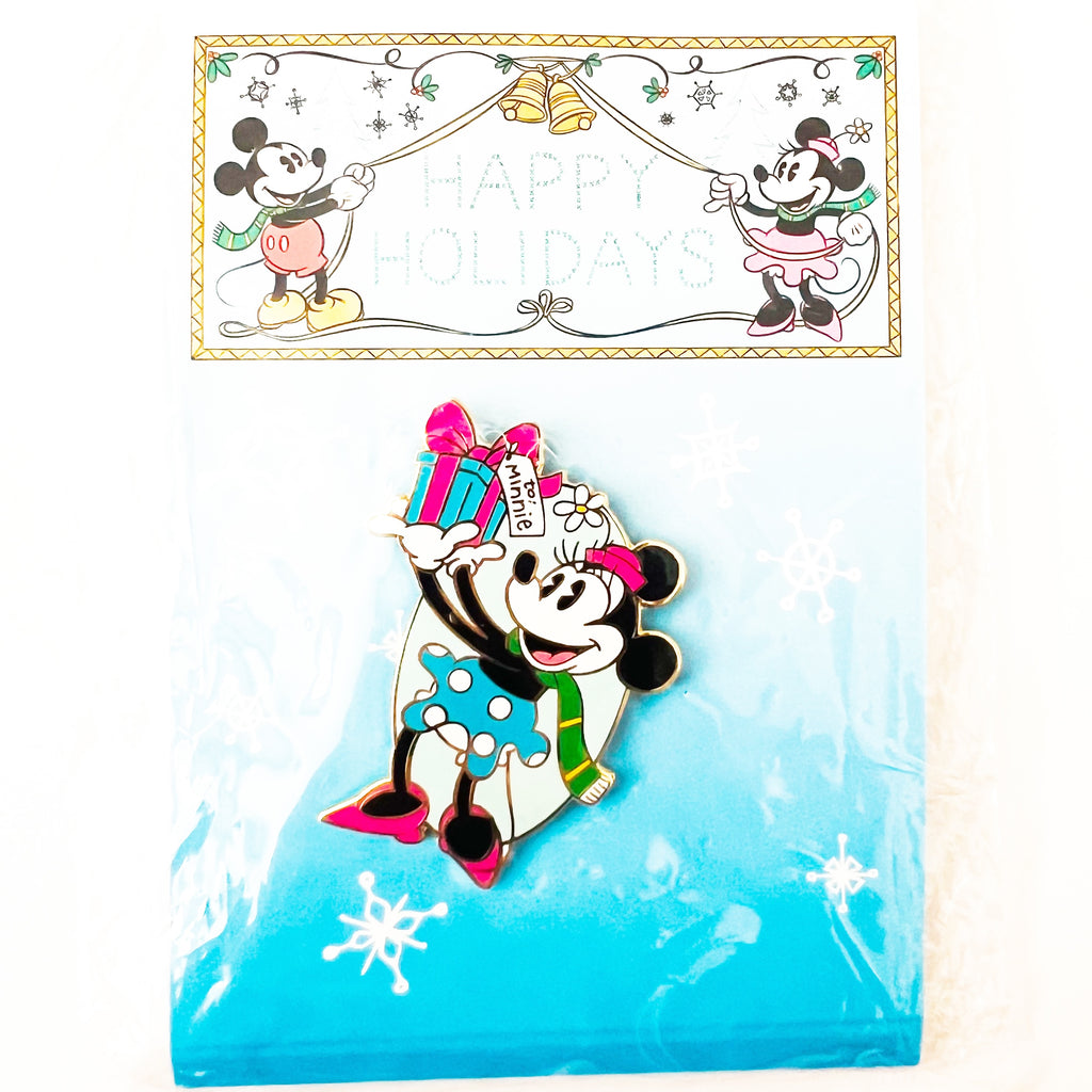 Disney Happy Holidays Cast Exclusive Christmas Party 2001 Minnie Mouse LE 6000 Pin