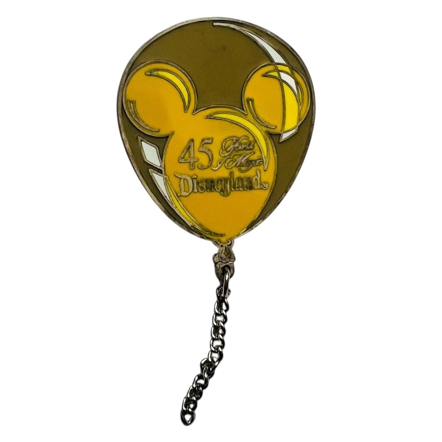 Disneyland DLR 45th Anniversary Balloon Series Yellow Limited Edition Pin