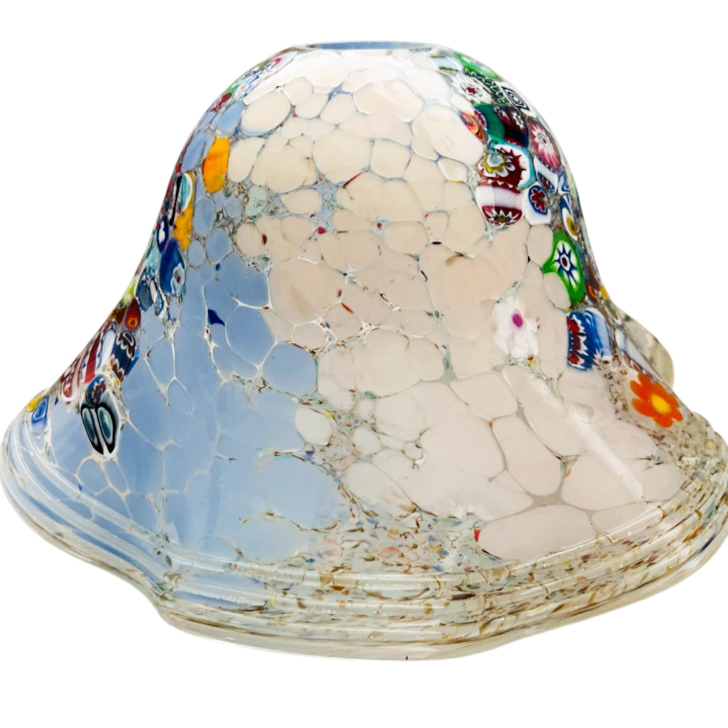 Vintage Murano Made In Italy Glass Millefiori Lamp Shade