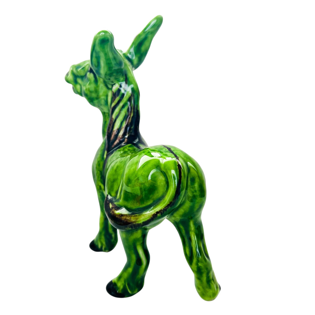 Vintage Italian Pottery Donkey Italy Figurine