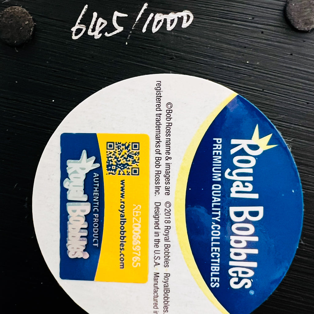 Bob Ross Artist Figurine with Easel Limited Editions Bobble Head