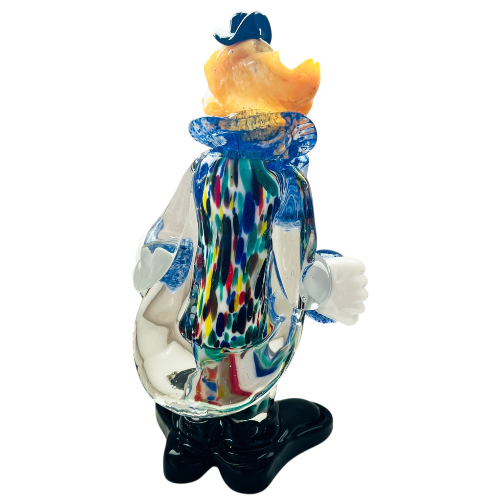 Vintage Murano Art Glass Hand Blown Clown Figurine