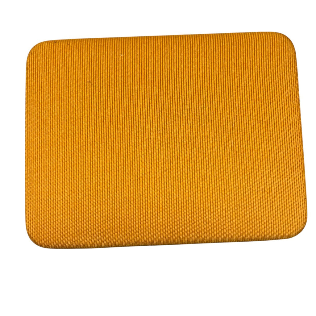 Vintage Mundi Jewelry Clamshell Travel Case With Pouch in Mustard Yellow