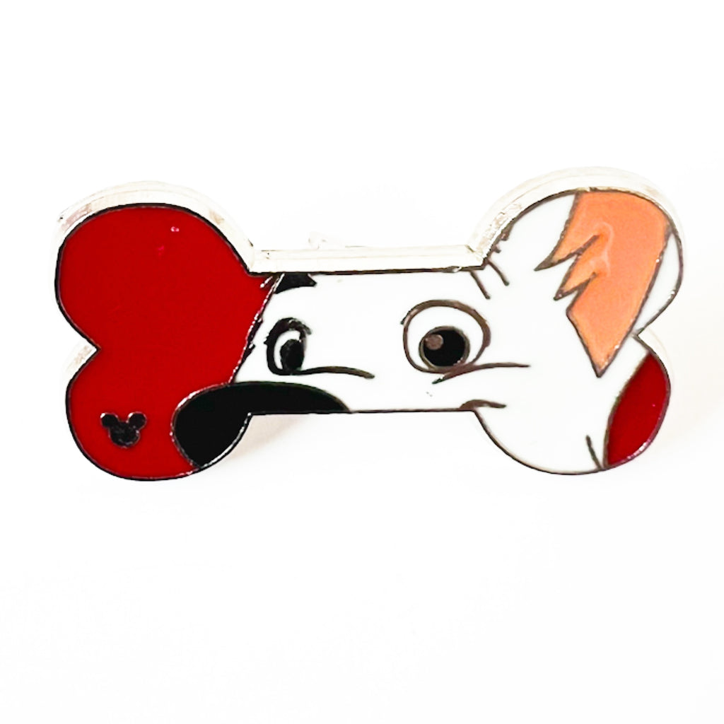 Disney Bolt Dog Bone Hidden Mickey Pin