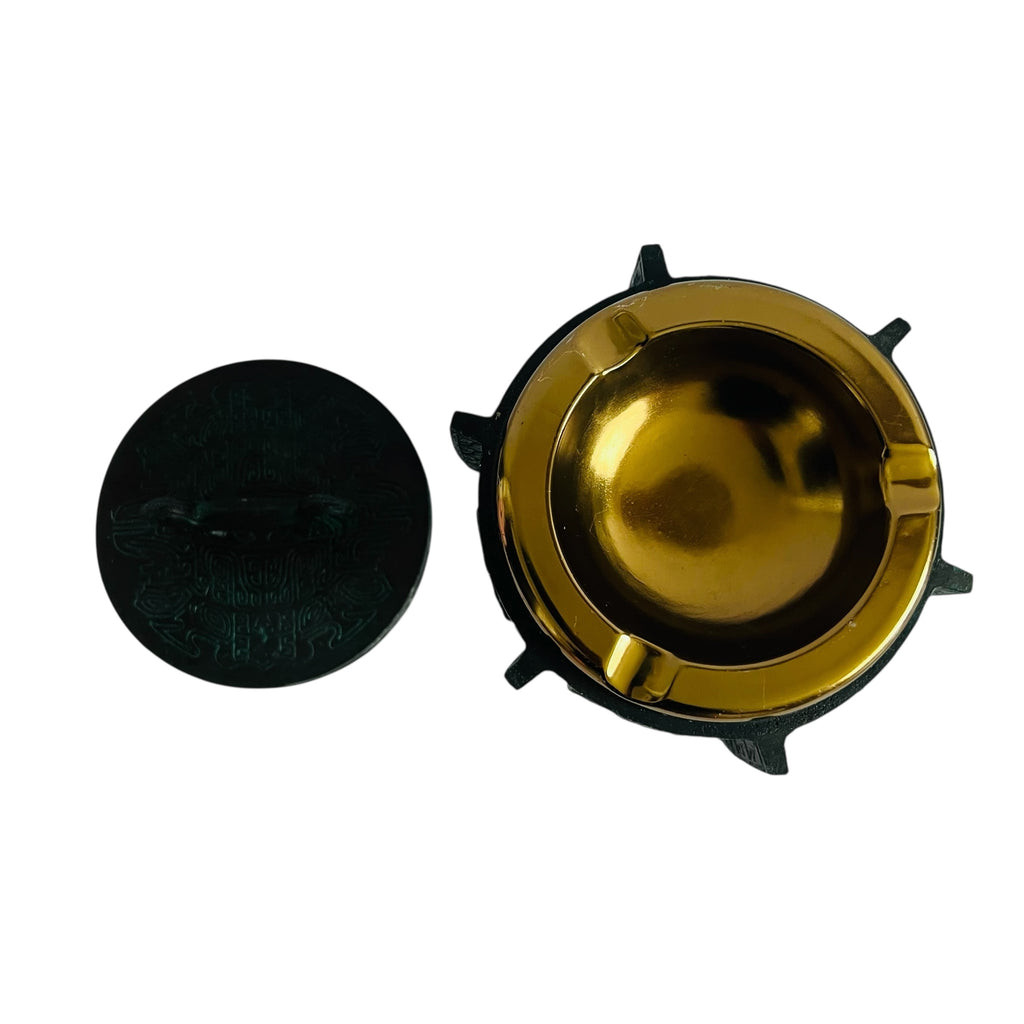 Vintage Legacy Collection Footed Ashtray with Lid