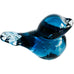 Art Glass Cobalt Blue Bird Figurine Paperweight Artist Signed