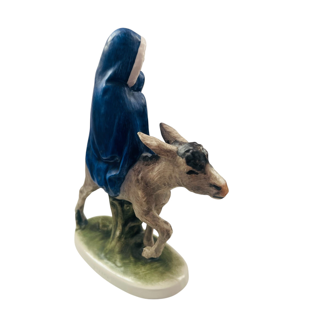 Vintage Goebel Germany Mary And Jesus On A Donkey Figurine