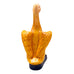 Vintage JAPAN Yellow Duck Ceramic Pedestal Figurine