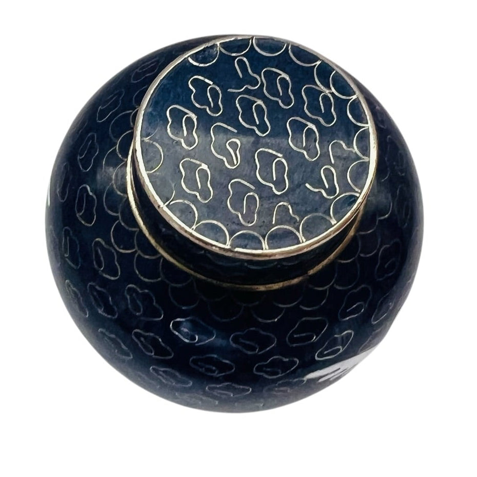 Dove Miniature Cloisonne Cremation Urn