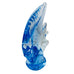 Vintage Blue Angel Fish Hand Blown Glass Controlled Bubble Figurine
