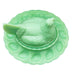 Vintage Fenton Jadeite Hen on Nest Deviled Egg Platter
