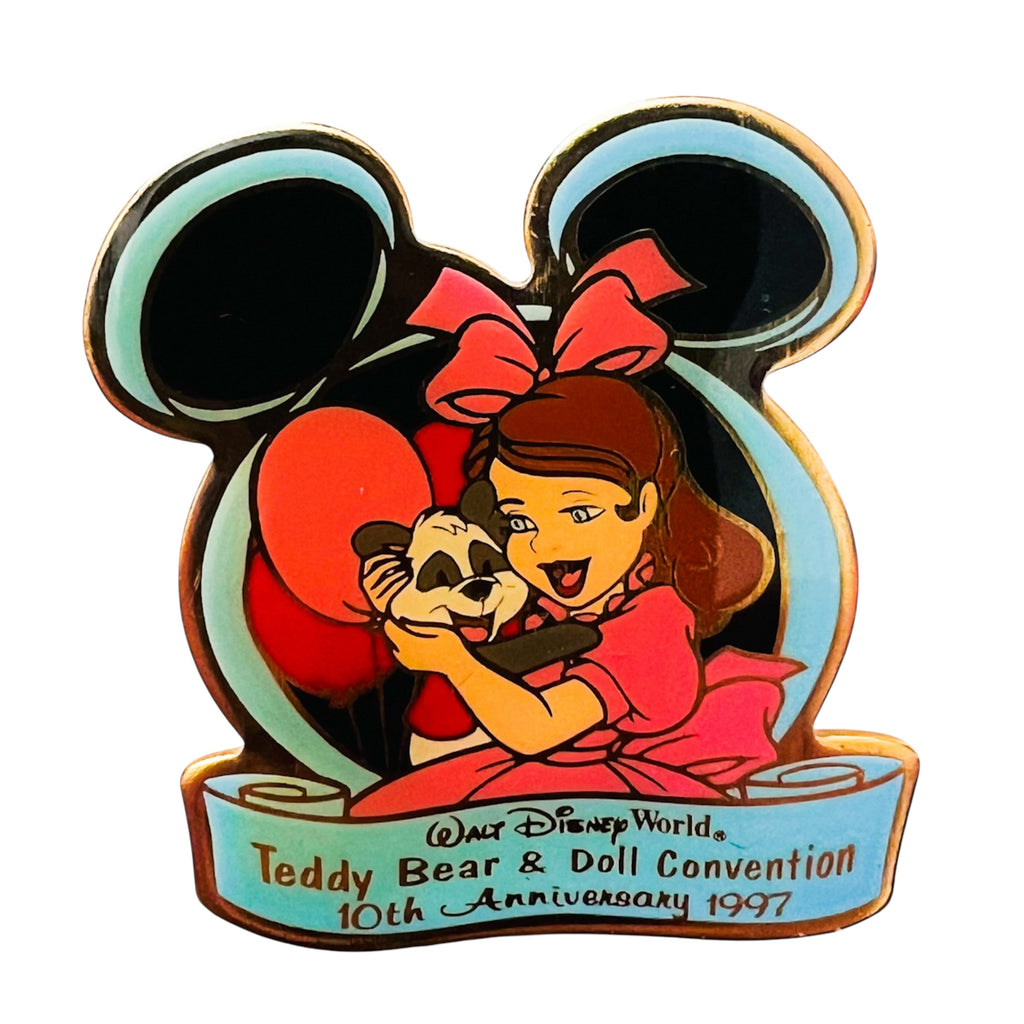 Disney 1997 WDW 10th Anniversary Teddy Bear & Doll Convention Pin