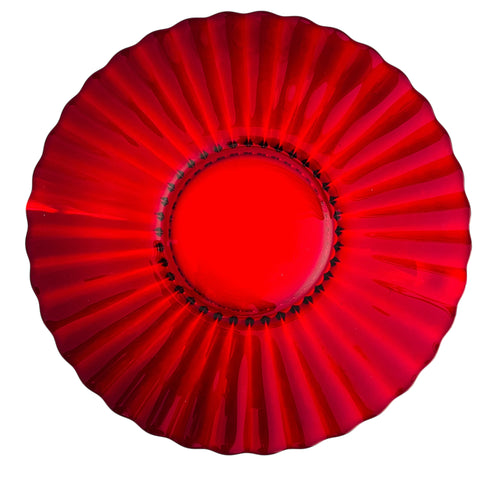 Vintage Anchor Hocking Classic Royal Ruby Large Round Plate