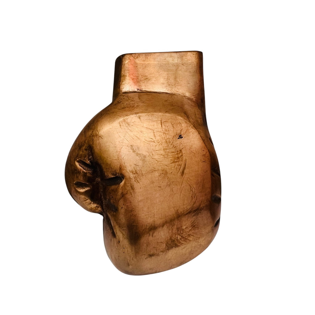 Vintage Brass Boxing Glove Desk Display Paperweight Office Art