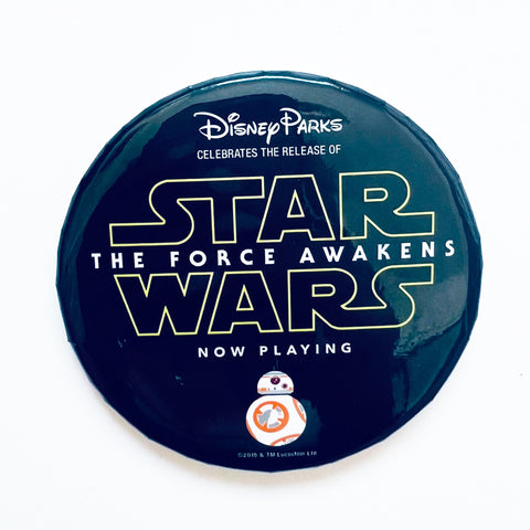 Disney Star Wars The Force Awakens Droid BB-8 Pinback Button