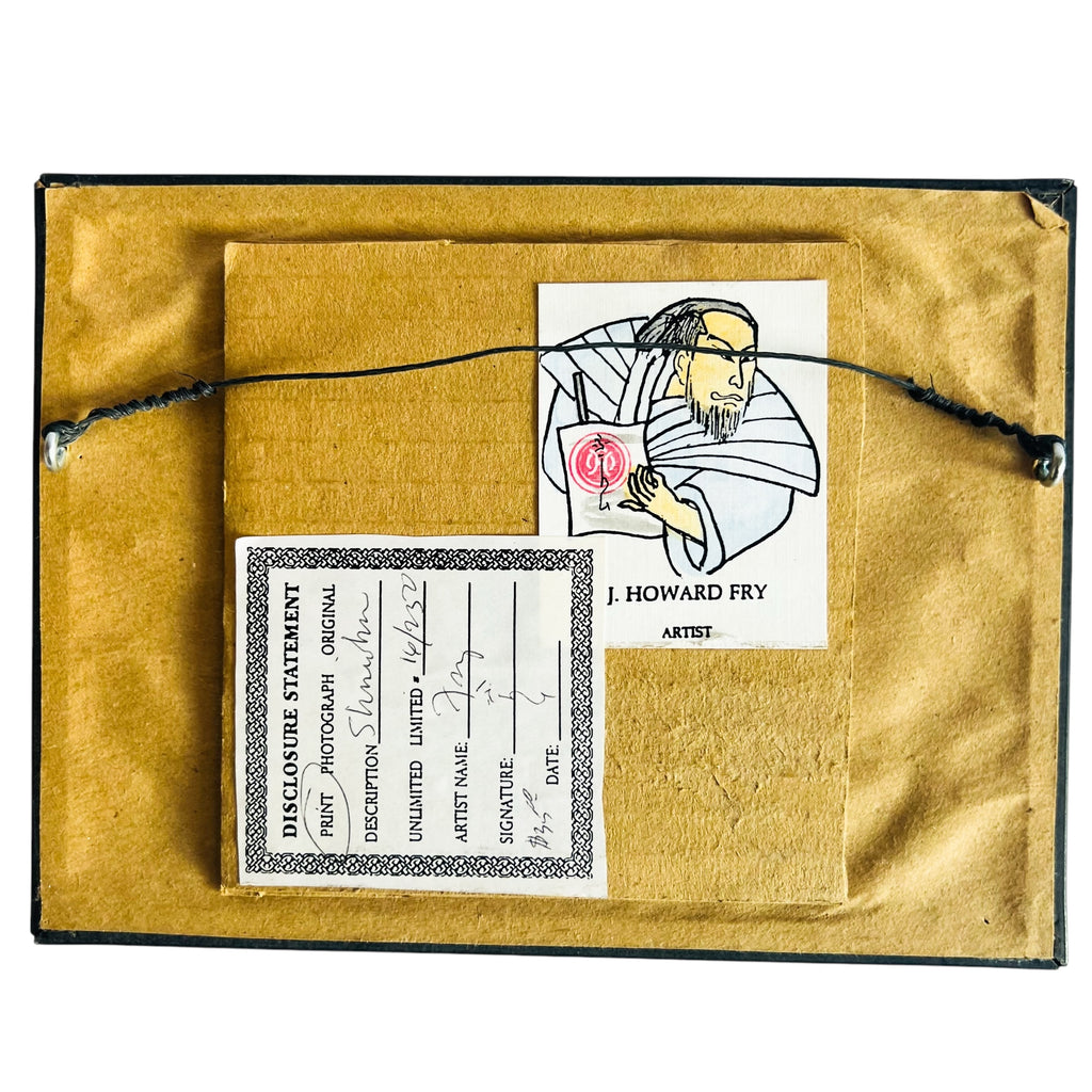 J. Howard Fry Signed Bonsai Tree Framed Art Print