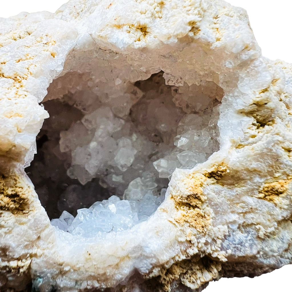 Celestite Quartz Crystal Raw Rock Cluster